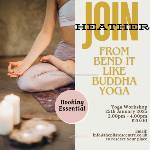 Yoga Workshop on 25th January 2-4pm